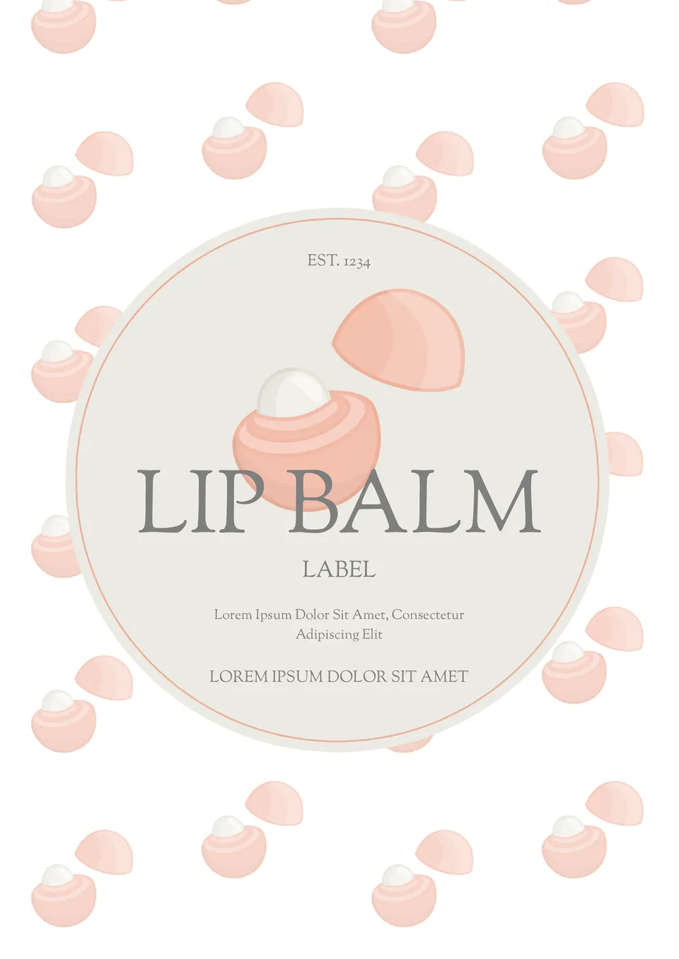 Lip Balm Label Template Google Docs
