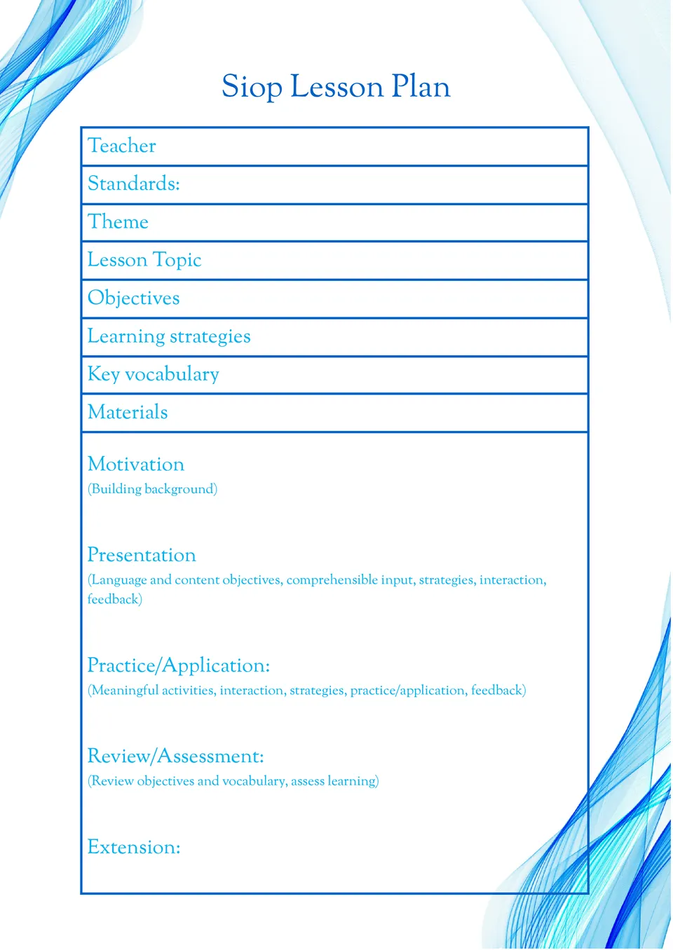 23 Free Lesson Plan Templates for Google Docs Docs&Slides