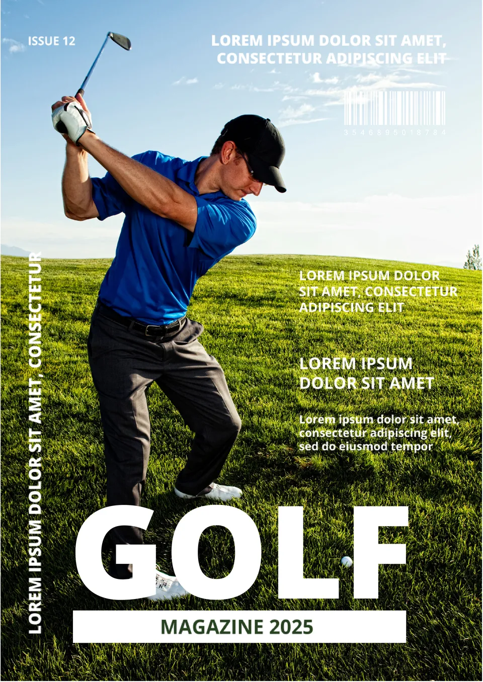 Golf Magazine Template