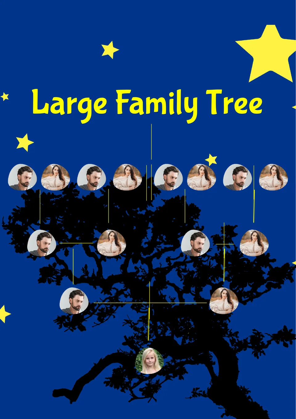 Large Family Tree Template