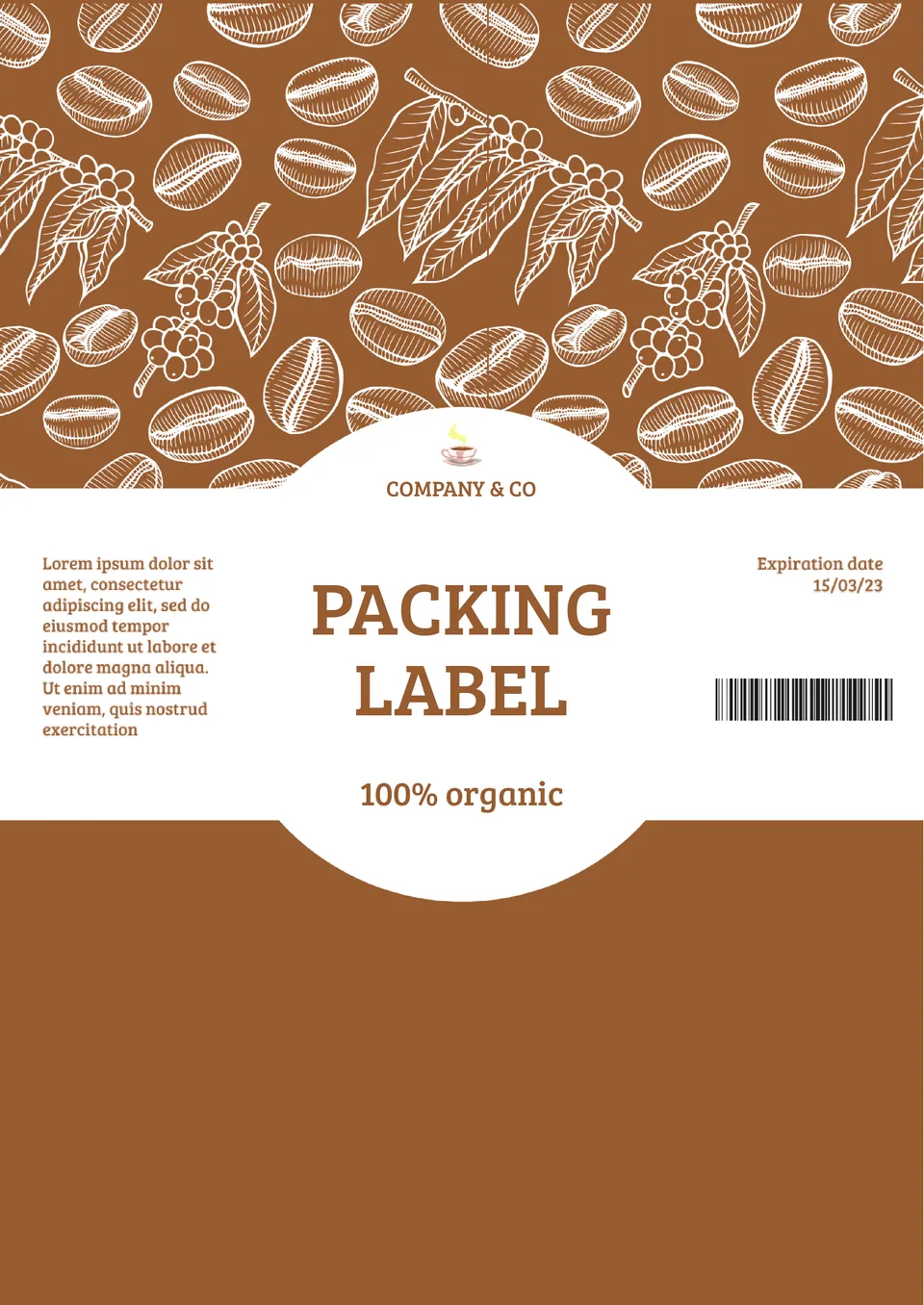 Packing Label Template Google Docs