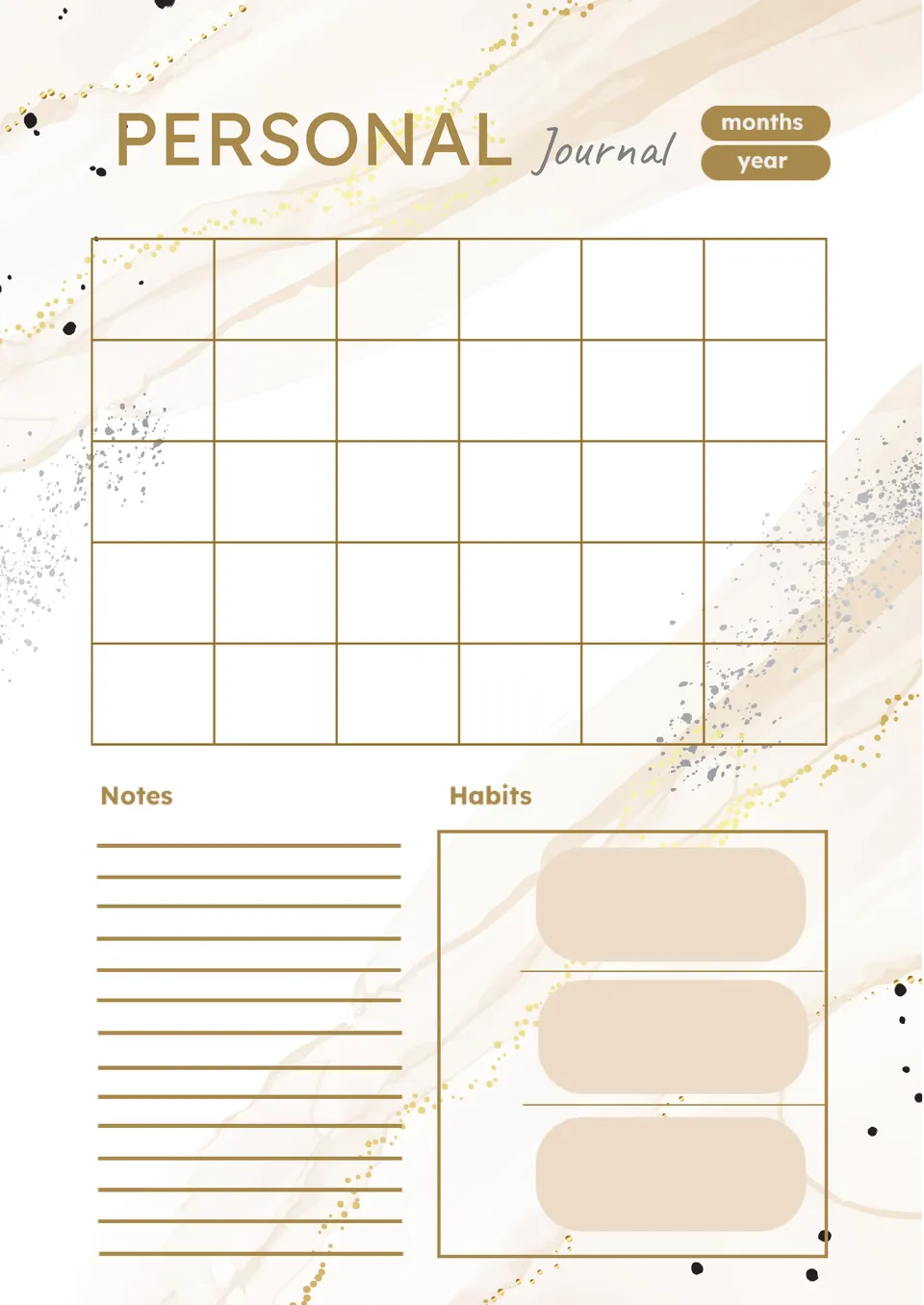Free Personal Journal Template For Google Docs
