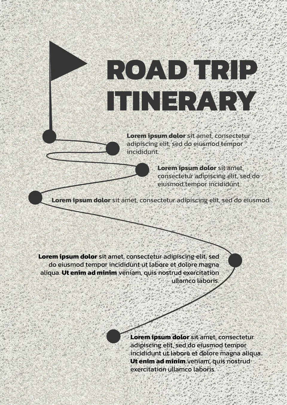 Road Trip Itinerary Template Google Docs