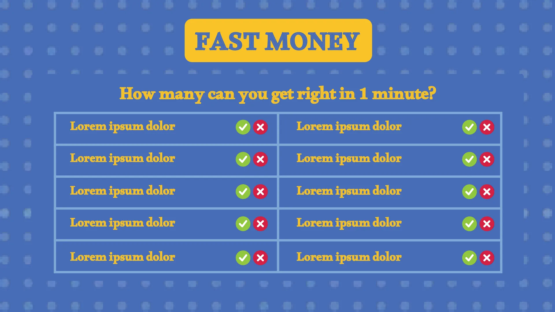 Family Feud Fast Money Round Template-5