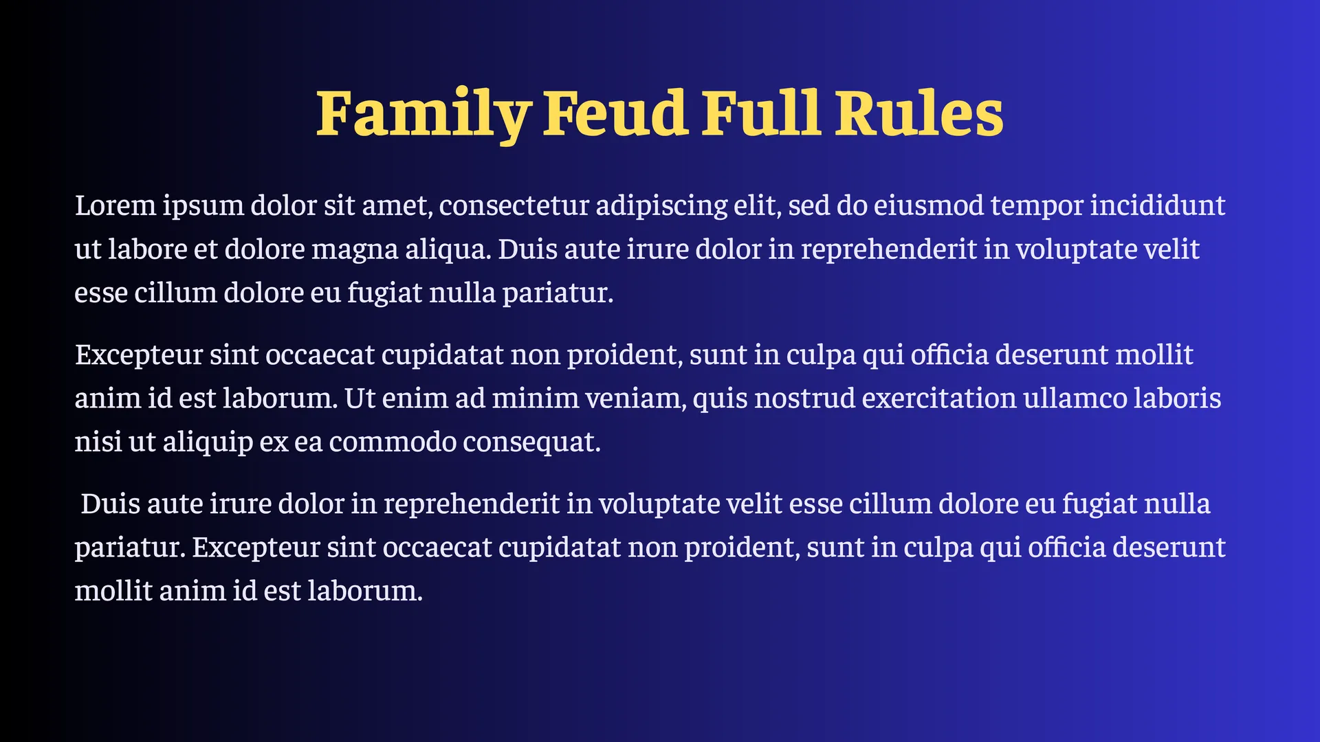 Family Feud Point System Template-1