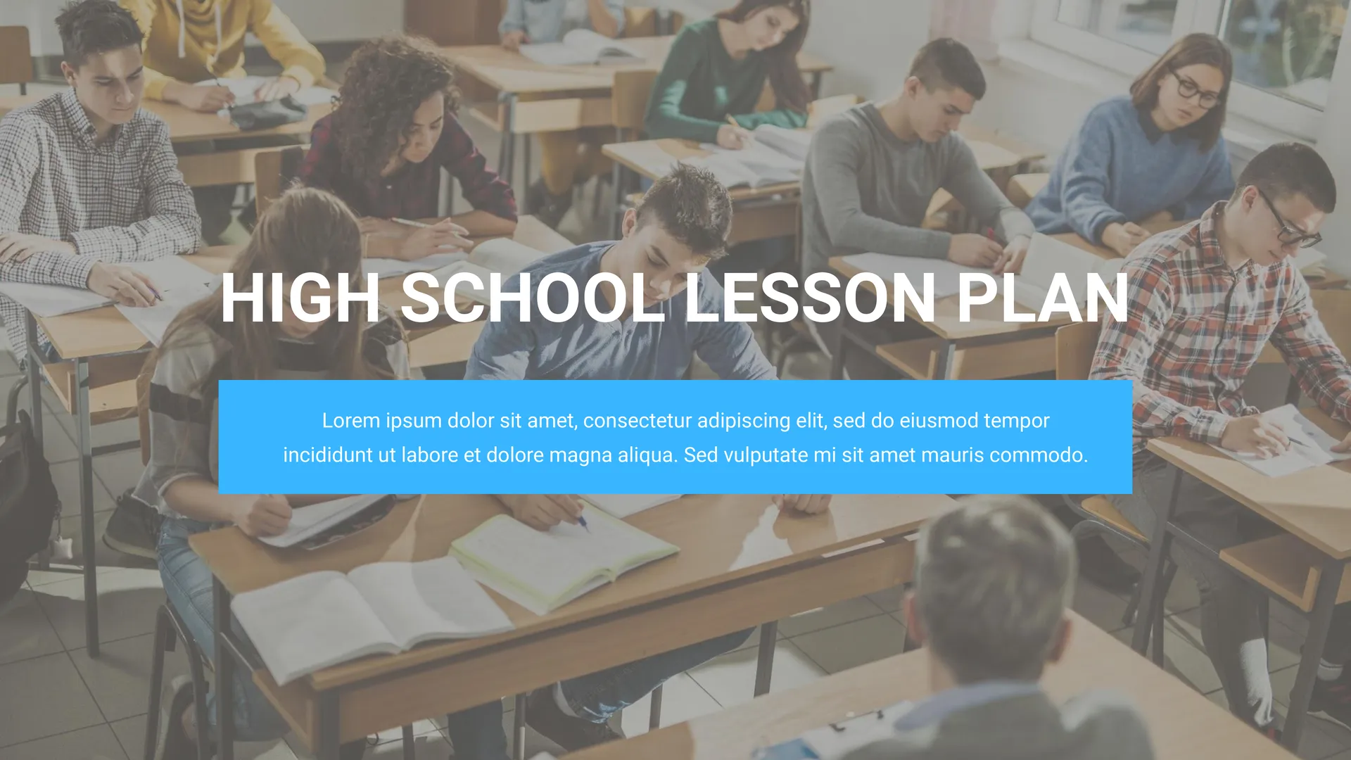 High School Lesson Plan Template