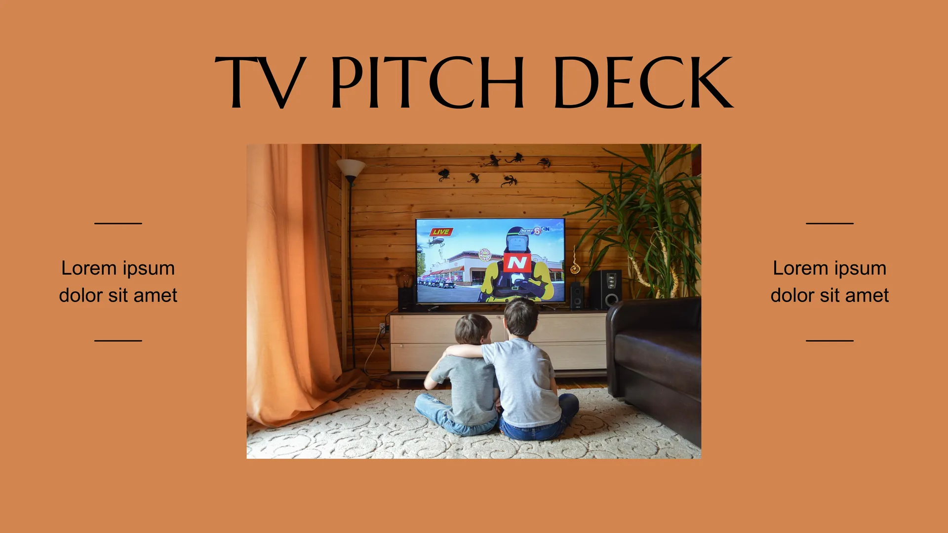 TV Pitch Deck Template