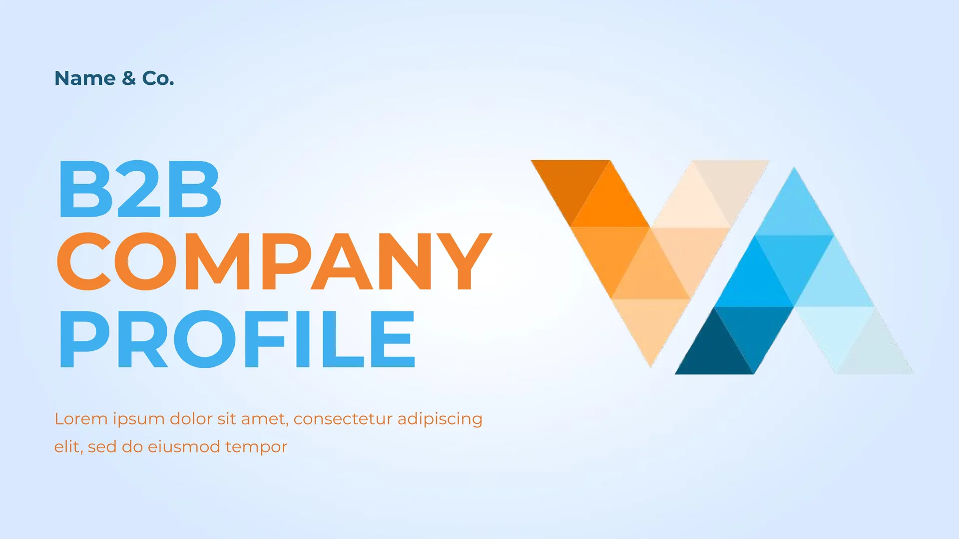 B2B Company Profile Template
