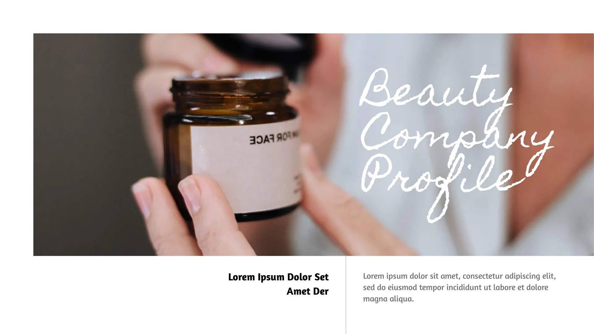 Beauty Company Profile Template