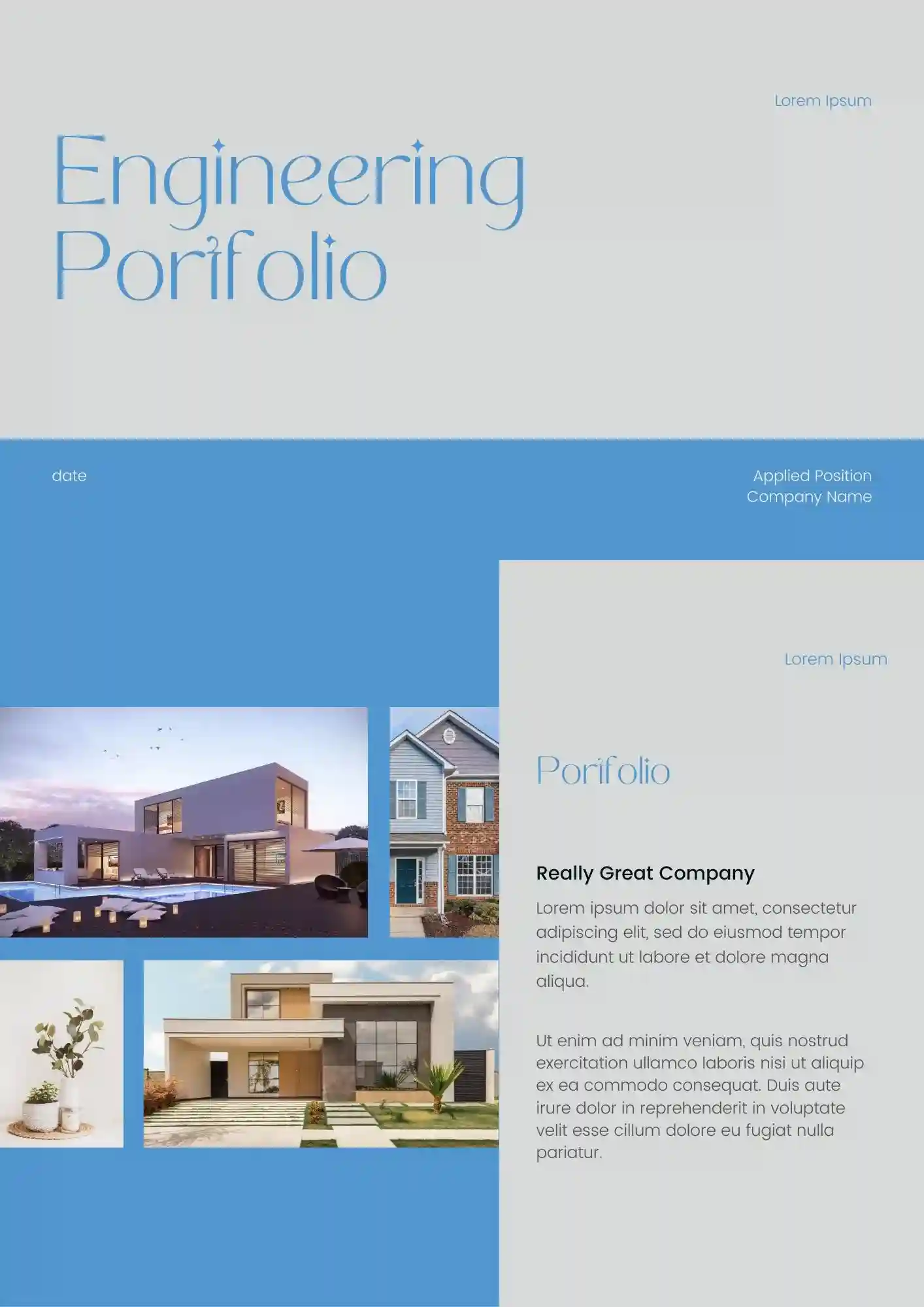 Engineering Portfolio Template