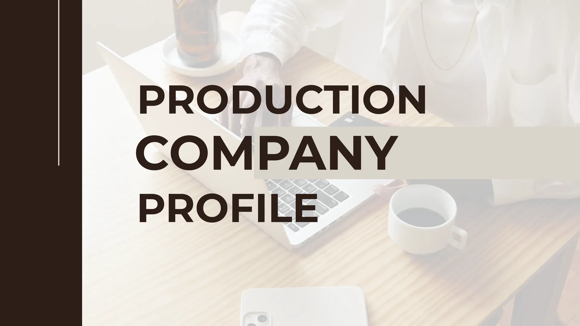Production Company Profile Template