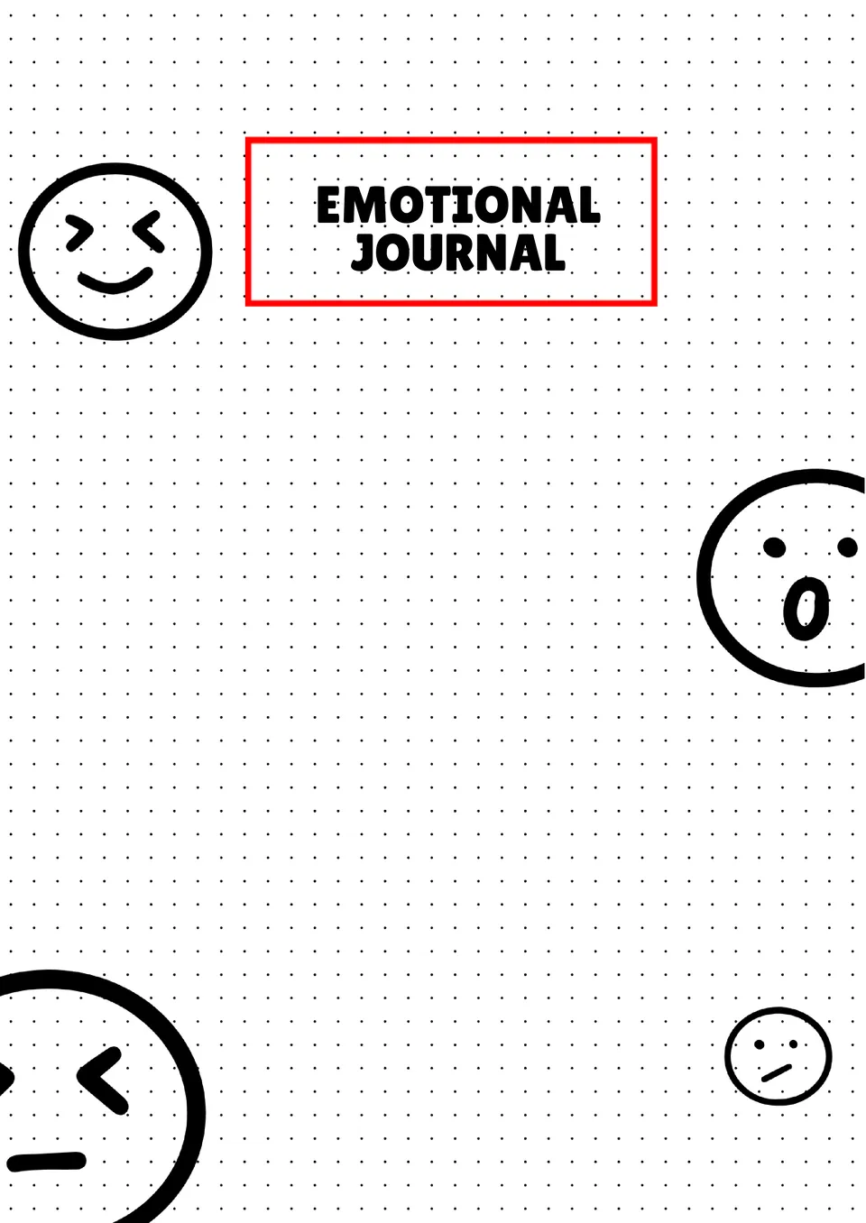 Emotion Journal Template