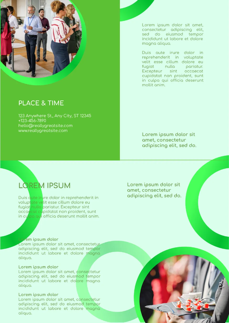 Information Brochure Template