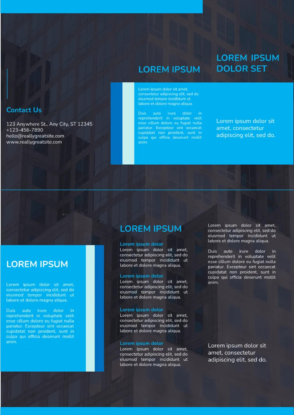 Marketing Brochure Template