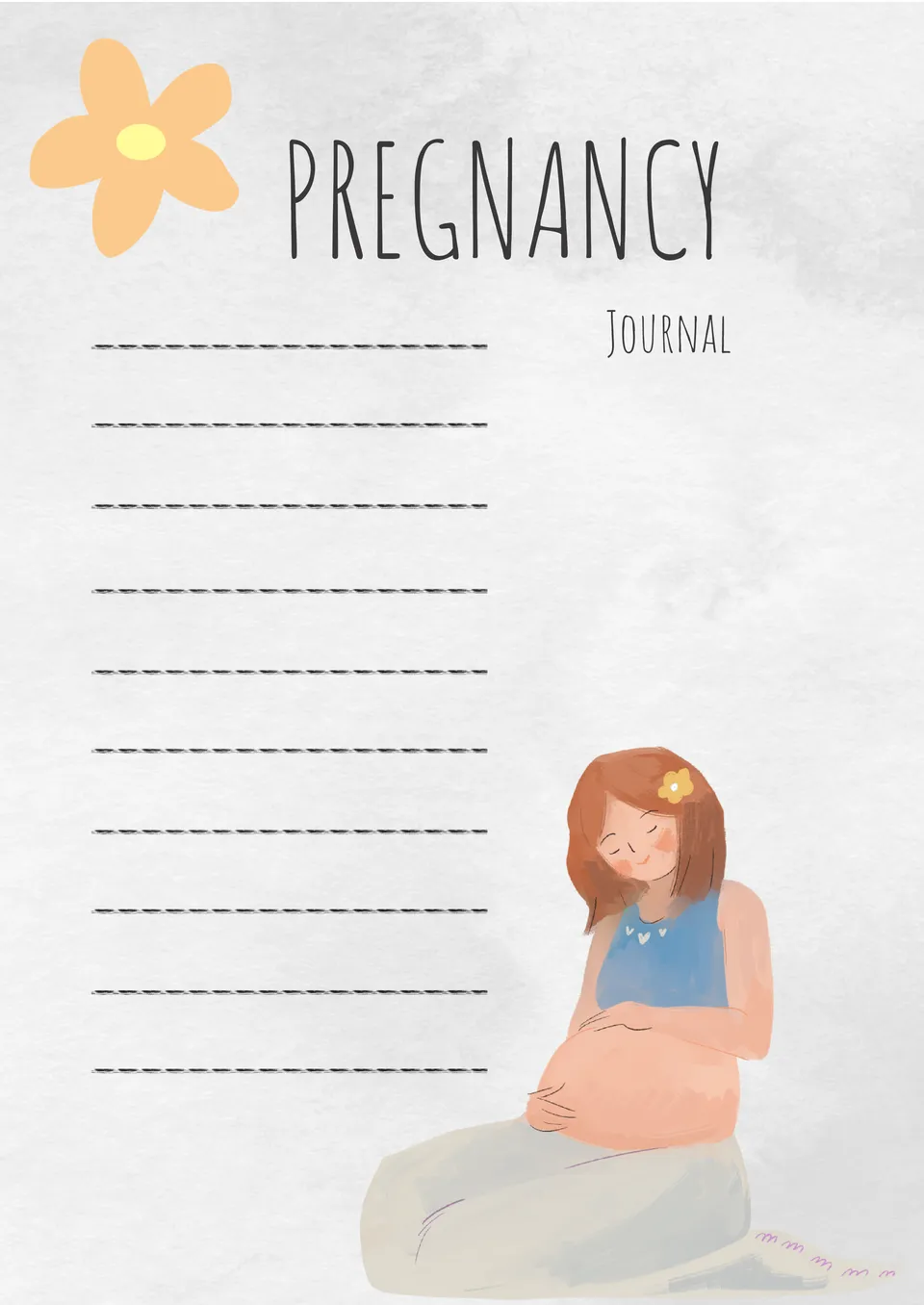 Pregnancy Journal Template