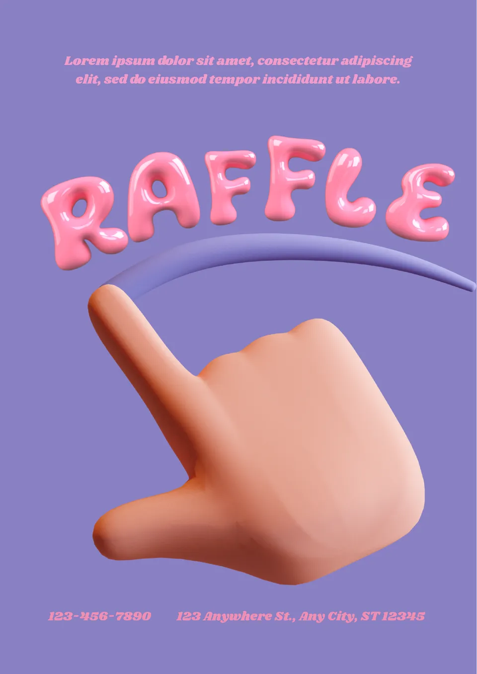 Raffle Flyer Template