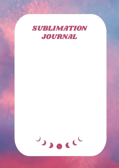 Sublimation Journal Template