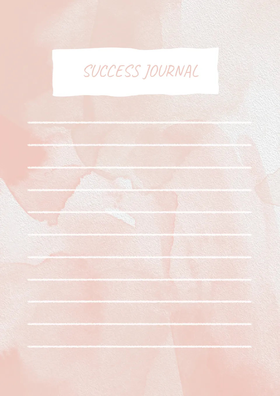 Success Journal Template