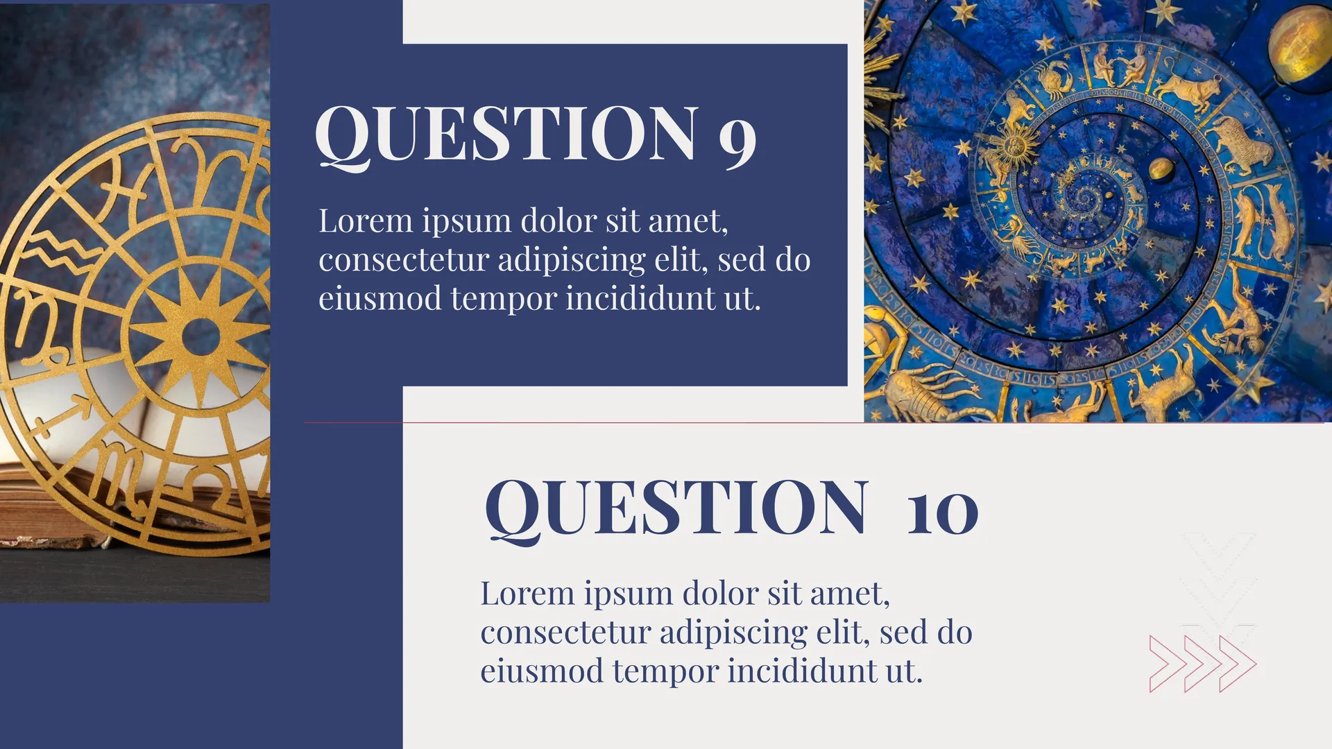 10 Question Quiz Template Fifth Slide