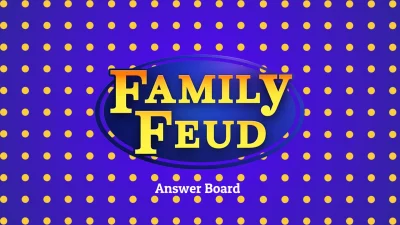 Family Feud Answer Board Template