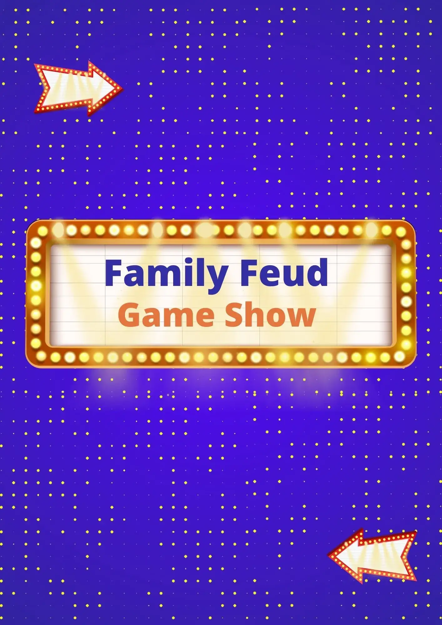 Family Feud Game Show Template