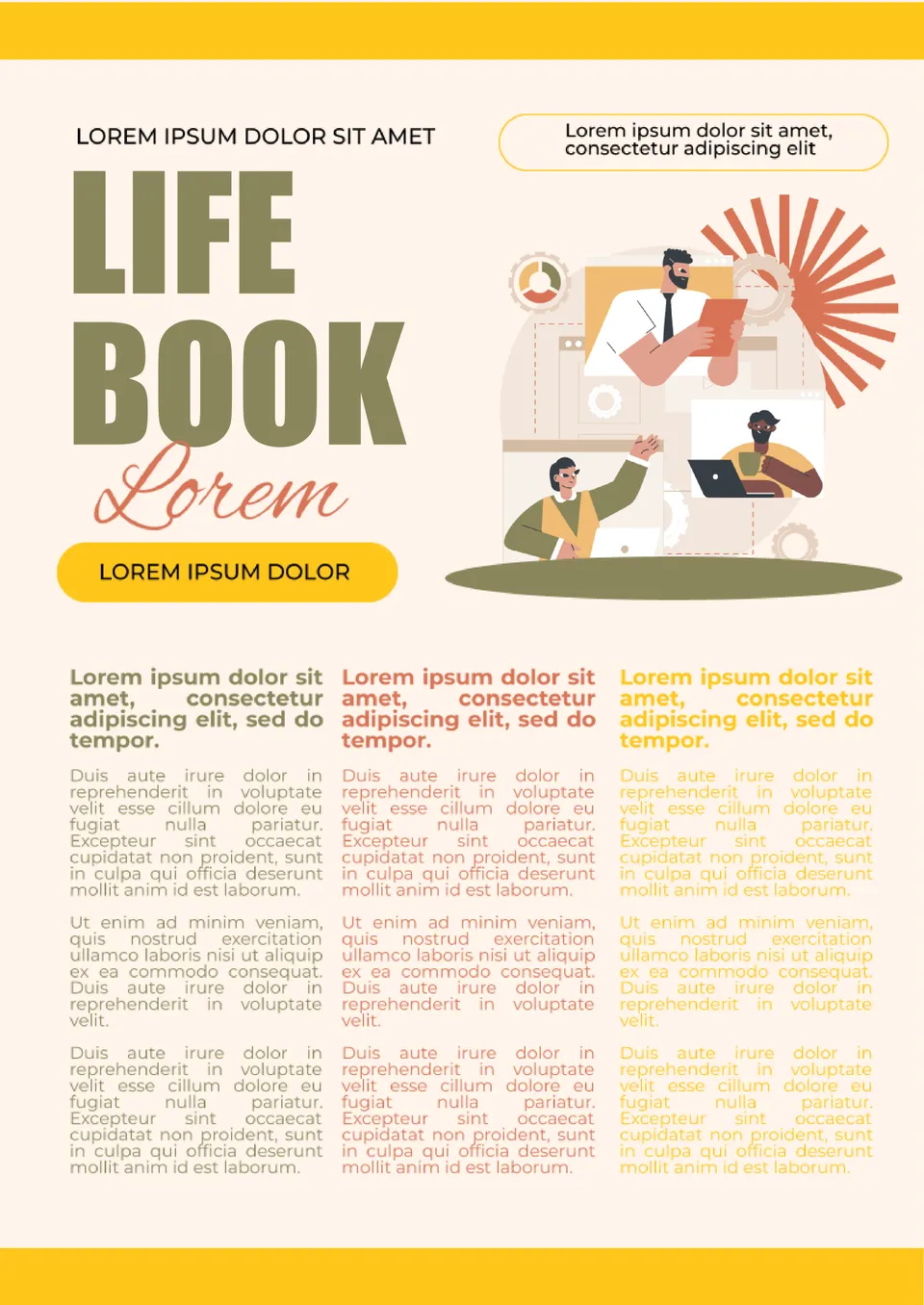 Life Book Template