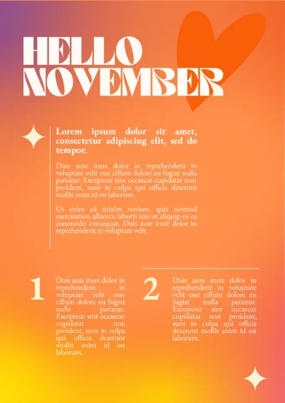 November Newsletter Template