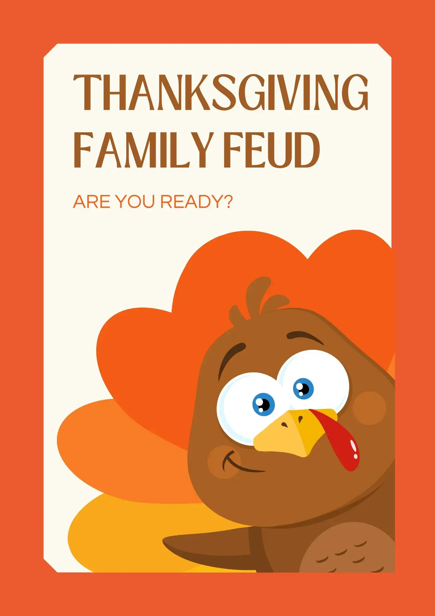 Thanksgiving Family Feud Template First Slide