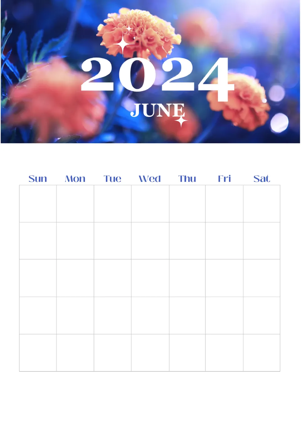 Calendar Booklet Template