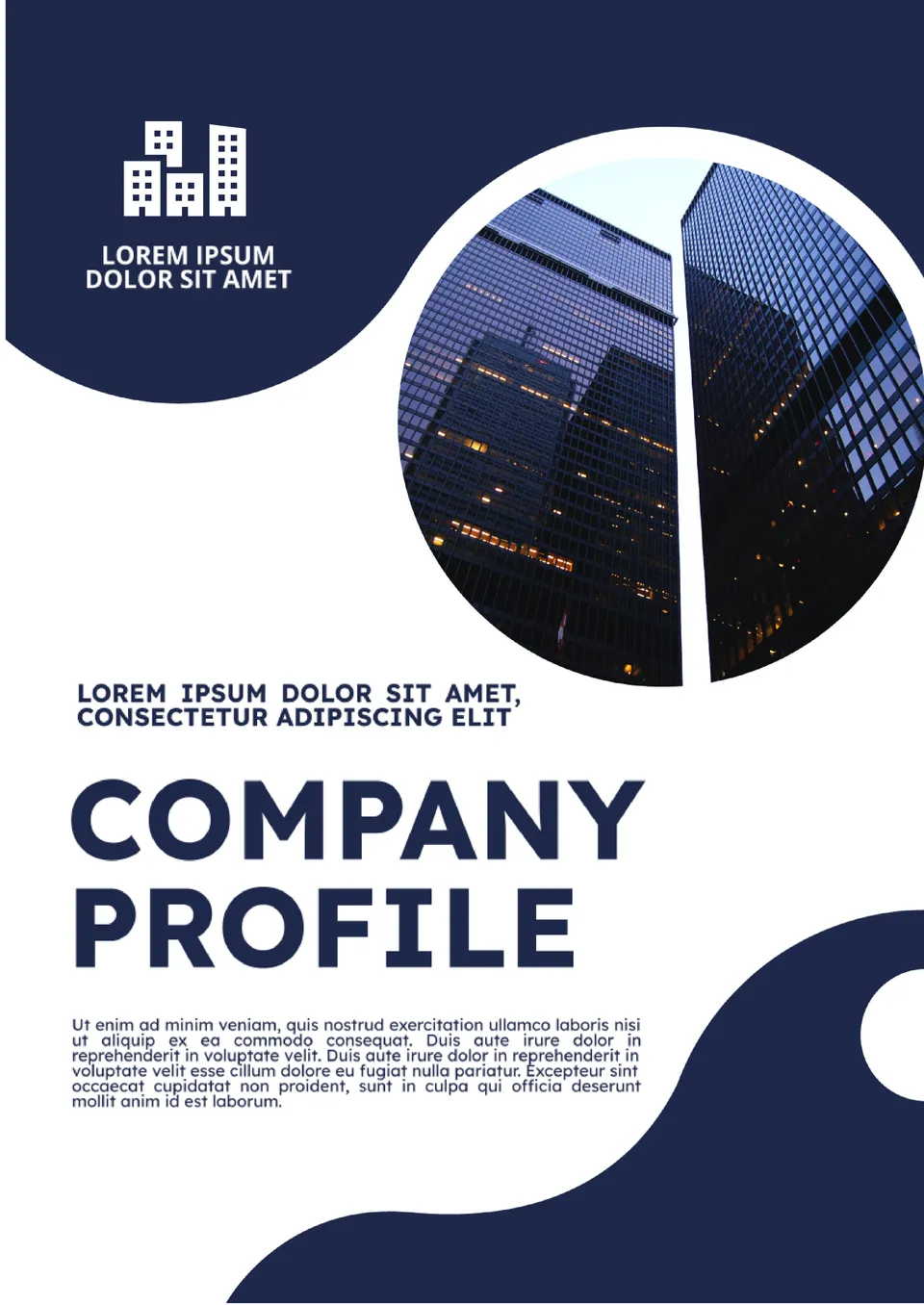 Company Profile Booklet Template