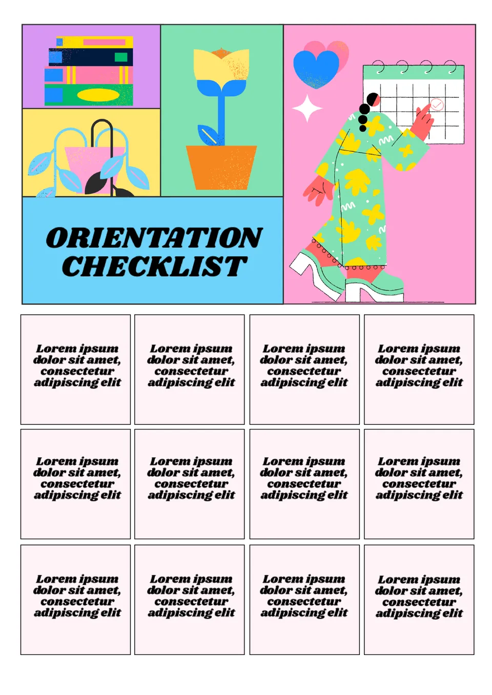 Orientation Checklist Template