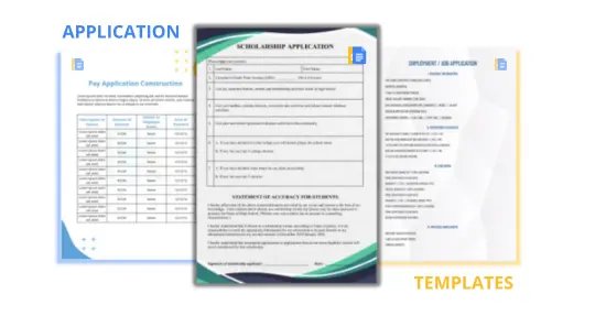 Application Templates For Google Docs