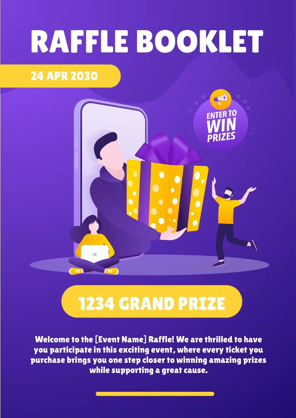 Free Raffle Booklet Template For Google Docs