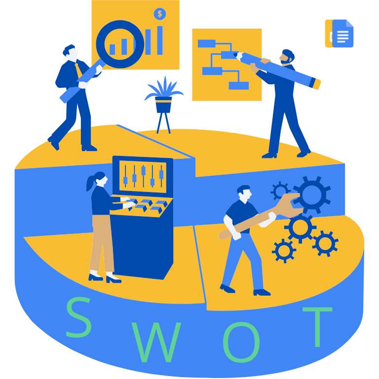 SWOT Analysis Templates For Google Docs and MS Word