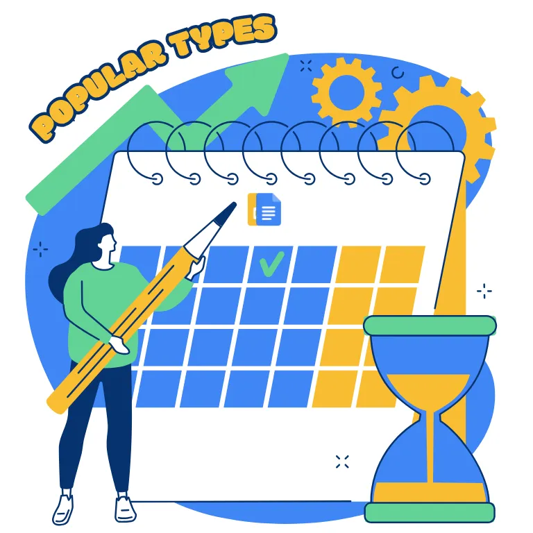 Popular Types of Calendar Templates