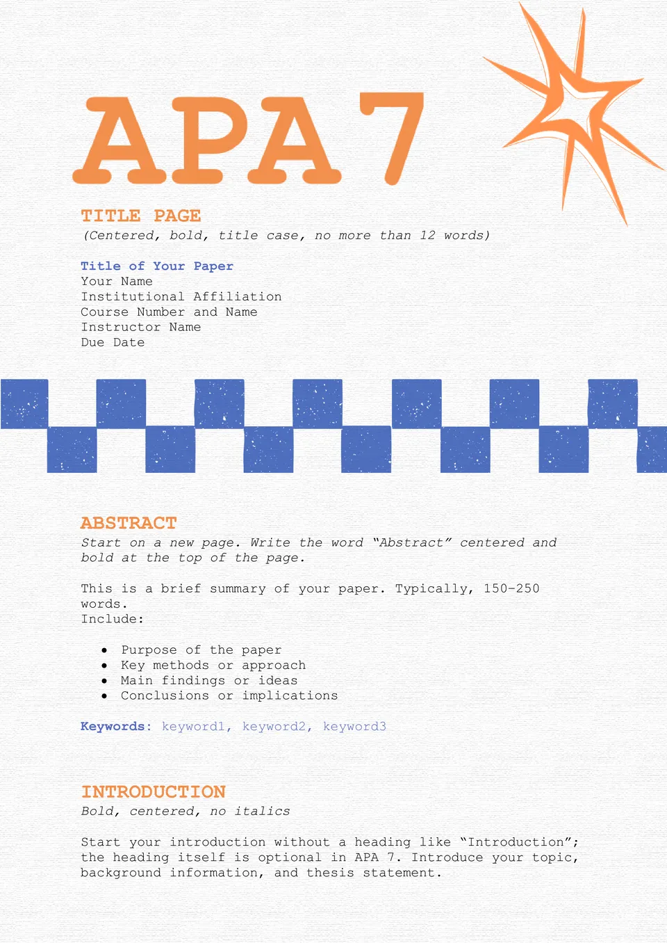 APA 7 Template