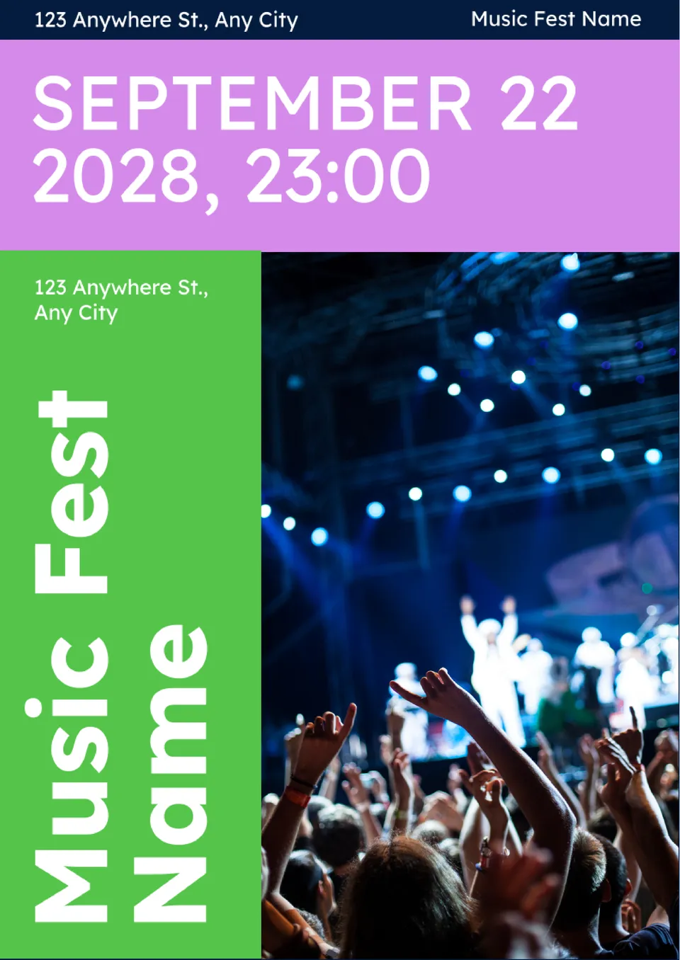 Concert Ticket Template