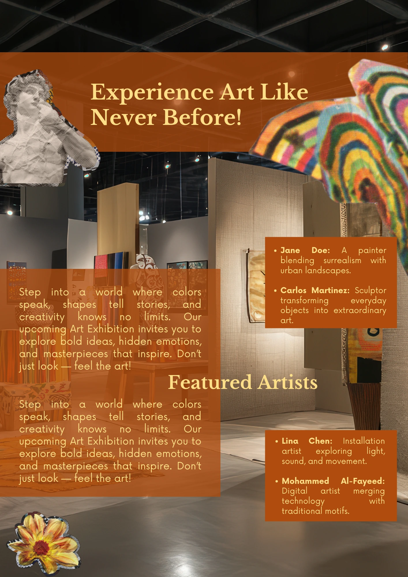 Art Exhibition Flyer Template