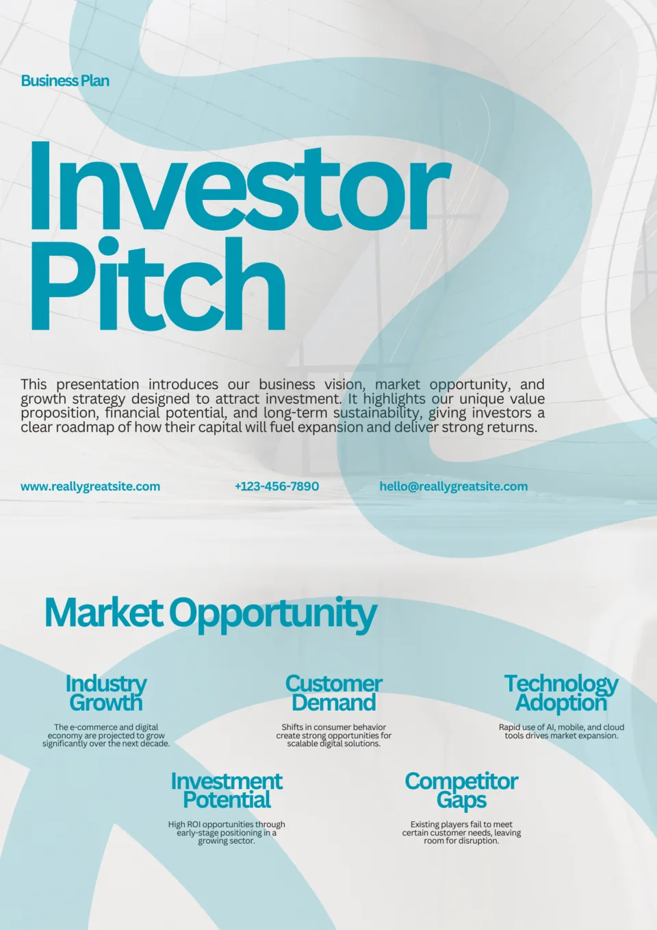 Investor Pitch Business Plan Template Google Slides