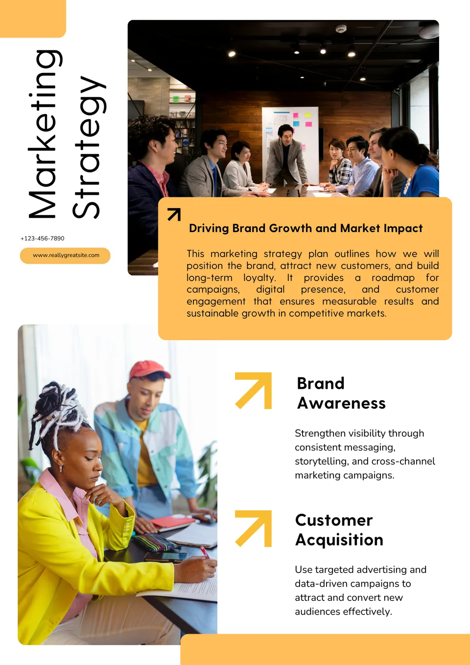 Marketing Strategy Plan Template Google Slides