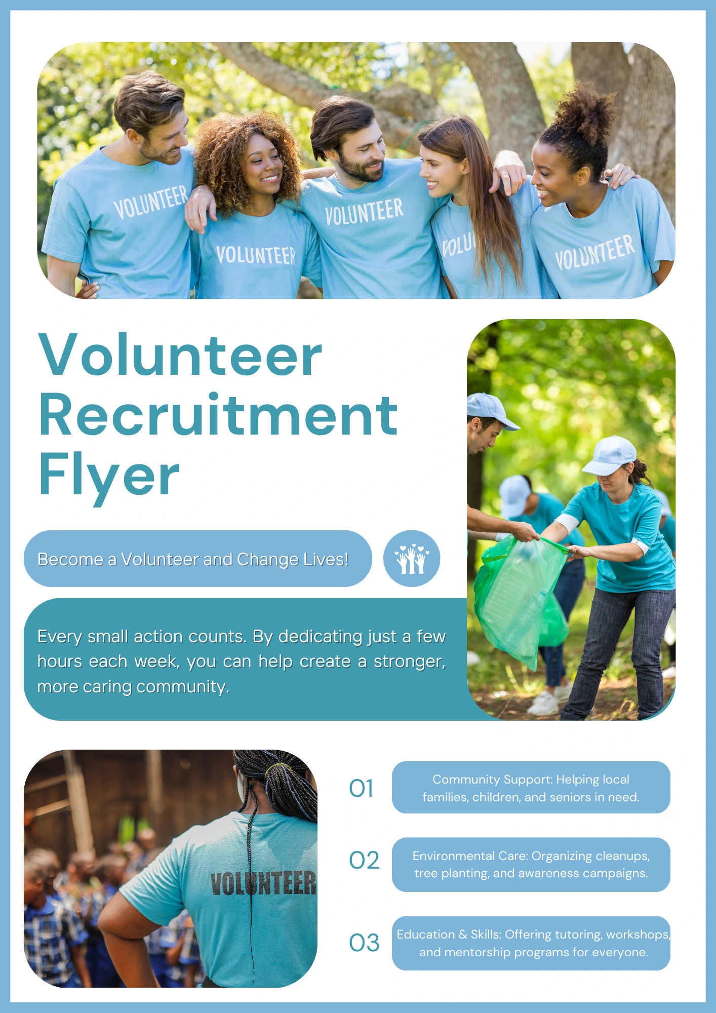 Volunteer Recruitment Flyer Template