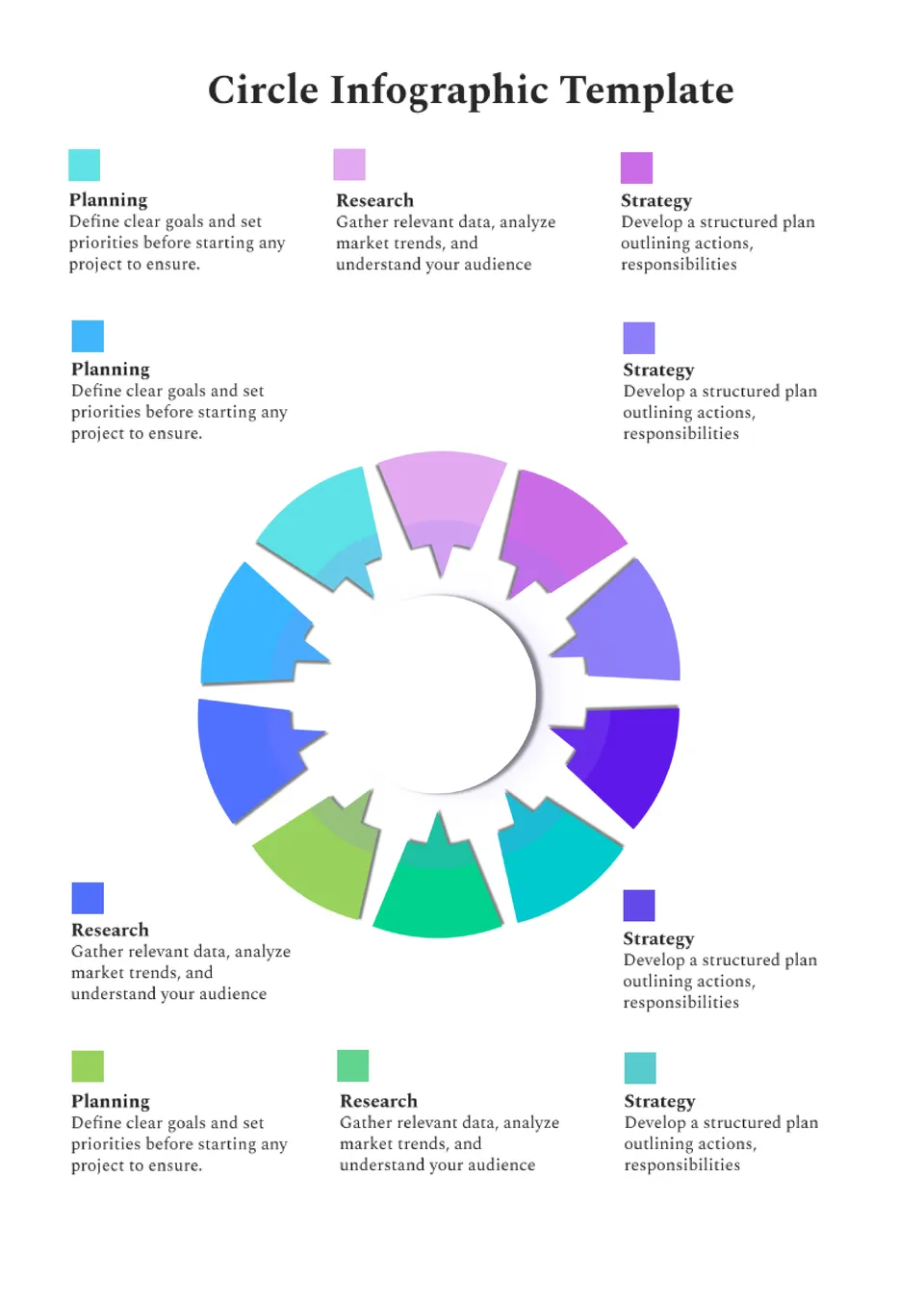Circle Infographic Template