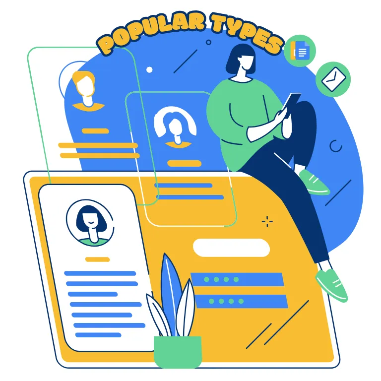 Popular Types of CV Templates