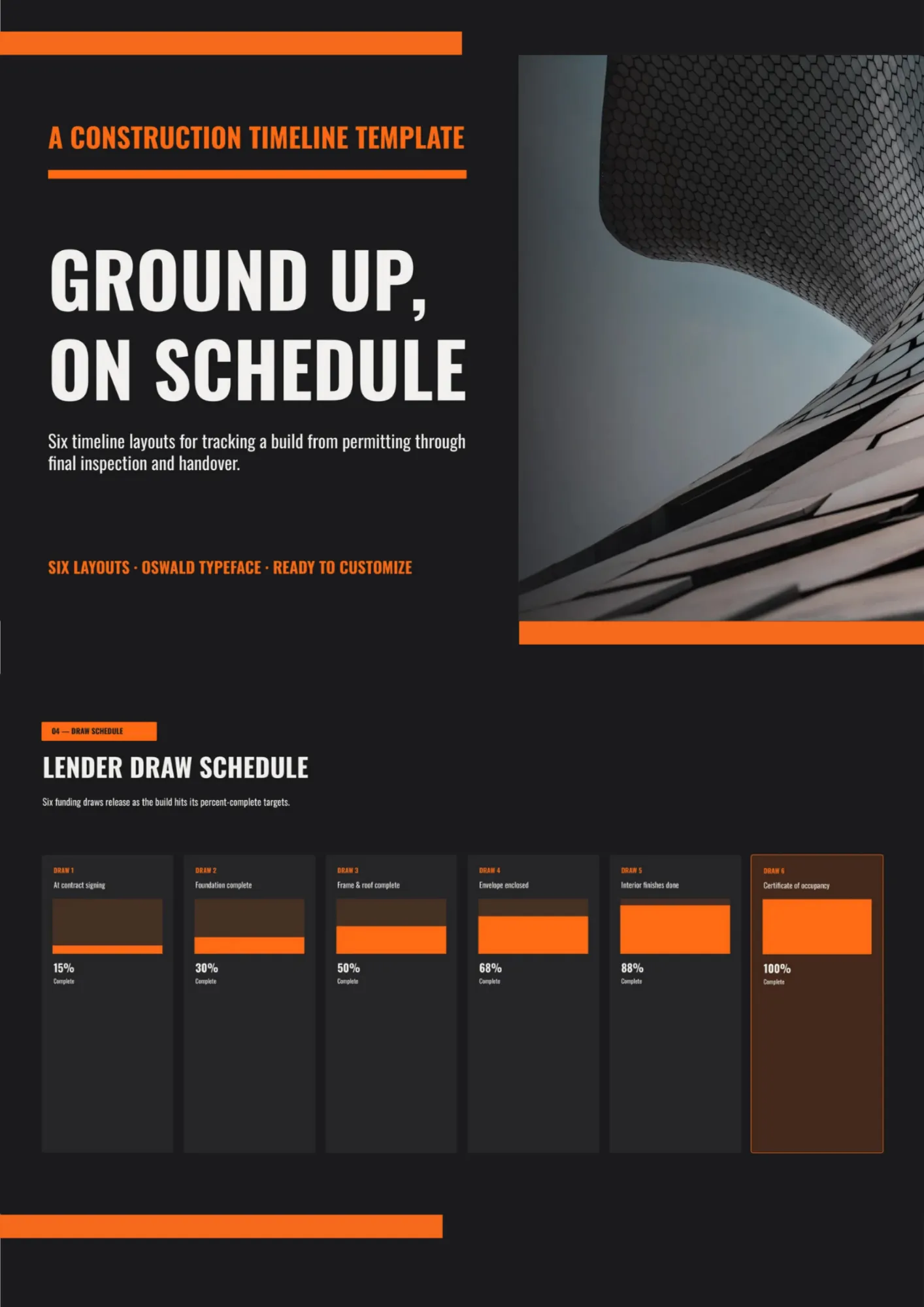 Construction Timeline Template – Free Google Slides Template - NEW!
